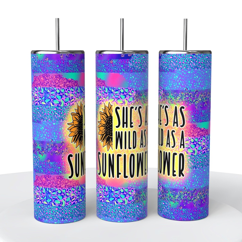 Sunflower 20 oz tumbler